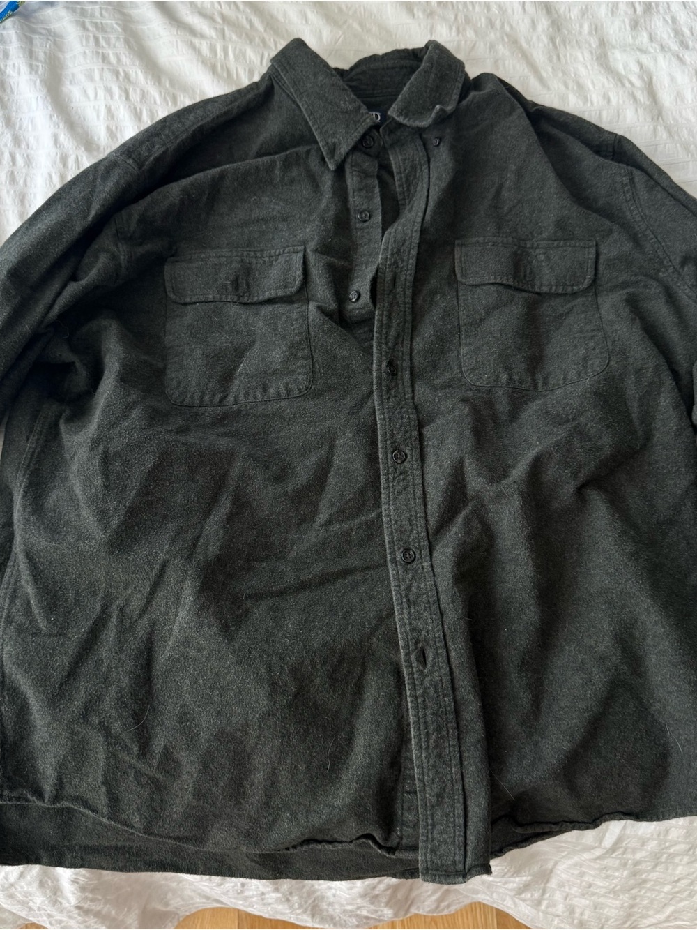 Lands' End Men's Button-Up Shirt Jacket